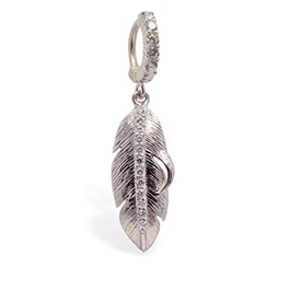 TummyToys® Gem Lined Feather Clasp